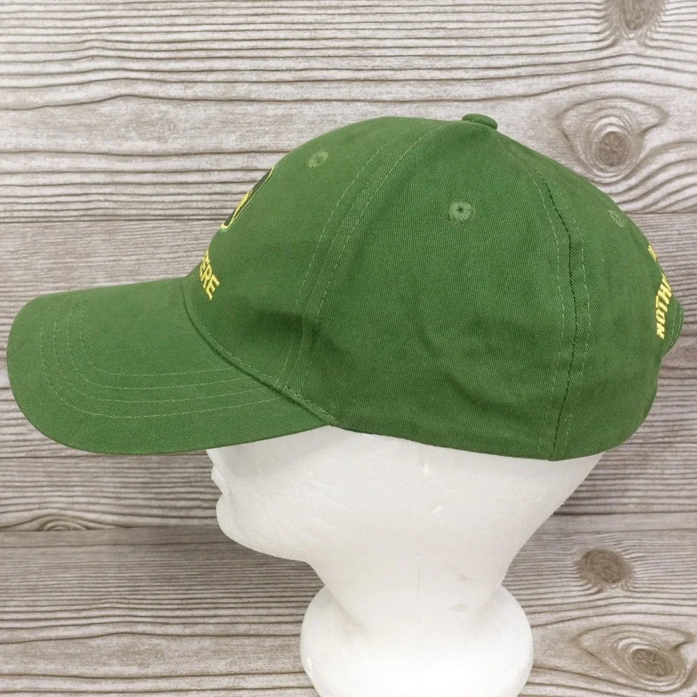 JOHN DEERE TRACTORS OWNER'S EDITION LOGO GREEN STRAPBACK BASEBALL HAT CAP